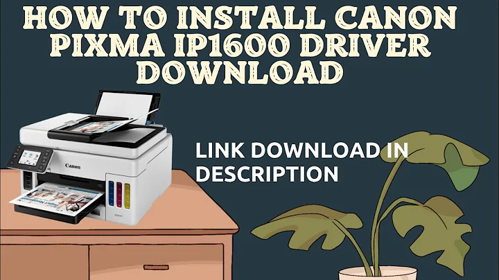 How to Install Canon PIXMA iP1600 Driver Download