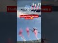 Plane Comes Within FEET of Stadium During Rugby Flyover ✈️ #rugby #flyover