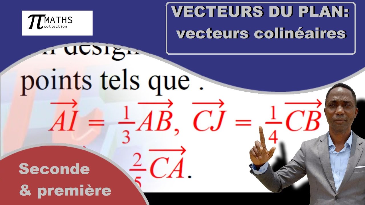 Vecteurs du plan: vecteurs colinéaires