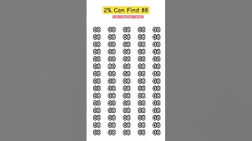 Can You Spot the Number 88 in Just 5 Seconds? #start_quiz