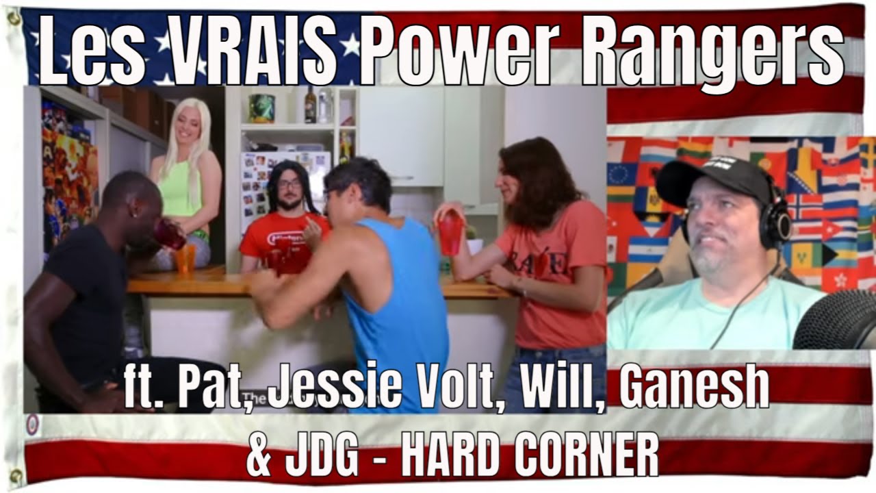 Les VRAIS Power Rangers -ft. Pat, Jessie Volt, Will, Ganesh & JDG - HARD CORNER - BenzaieTV-REACTION