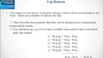Econometrics for Finance | Introduction | Chapter 1