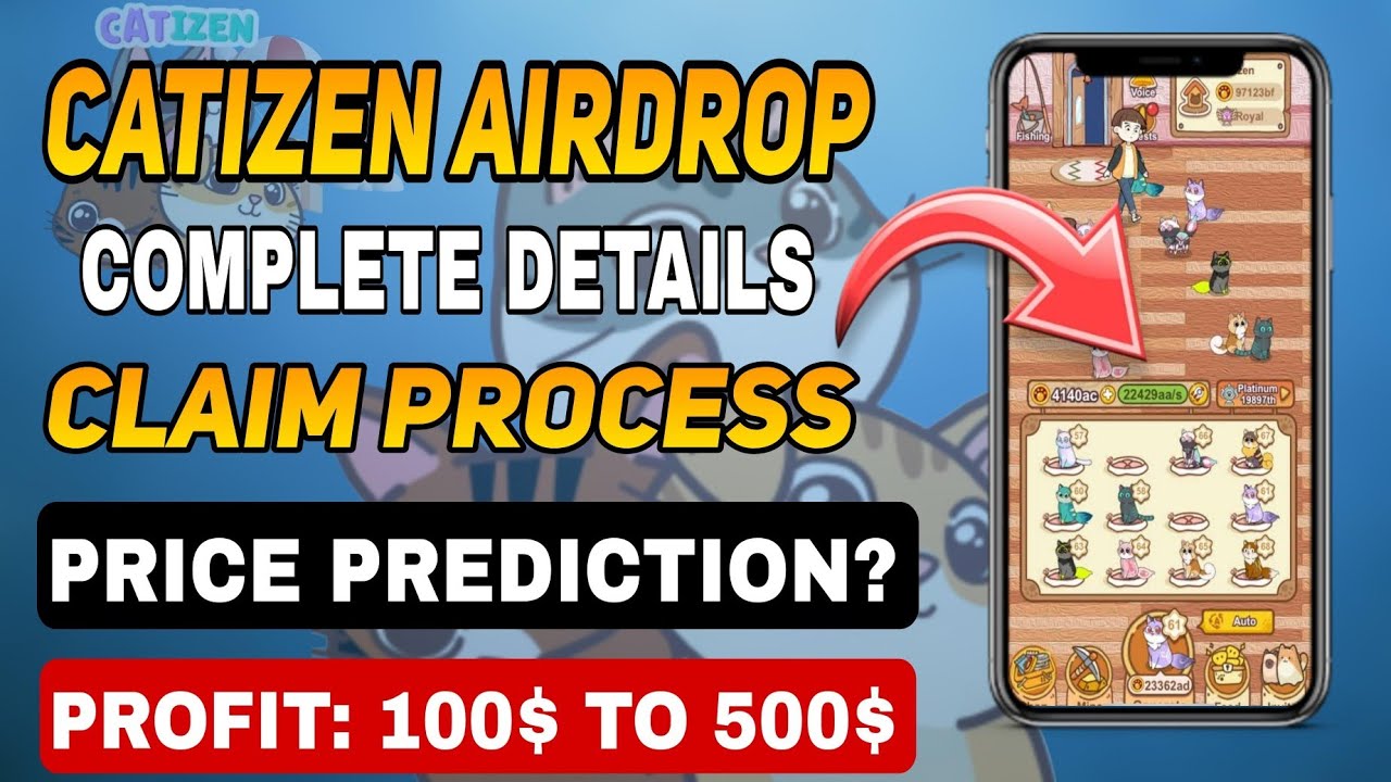 Catizen airdrop claim Process || Catizen airdrop price prediction and Market Cap 🔥