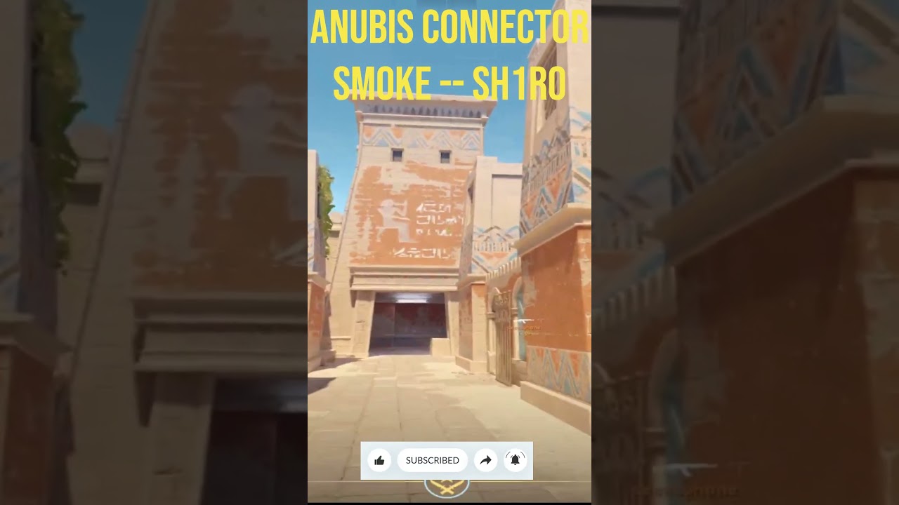 CS2 ANUBIS CONNECTOR / CT-MID SMOKE - SH1RO | CS2 ANUBIS SMOKE | 