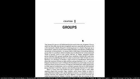 Lecture 5 : Group Theory IV : Correspondence Thm, Product Groups and Quotient Groups