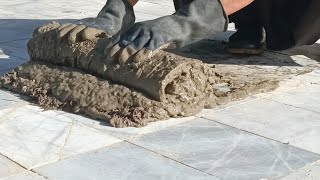 Washing the world's dirtiest carpet ASMR