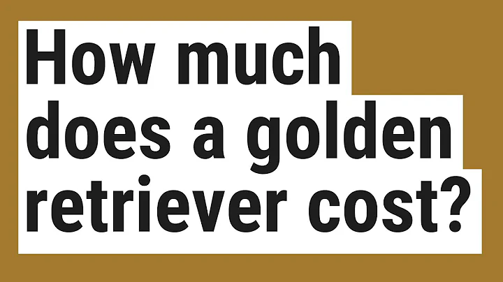How much does a golden retriever cost?
