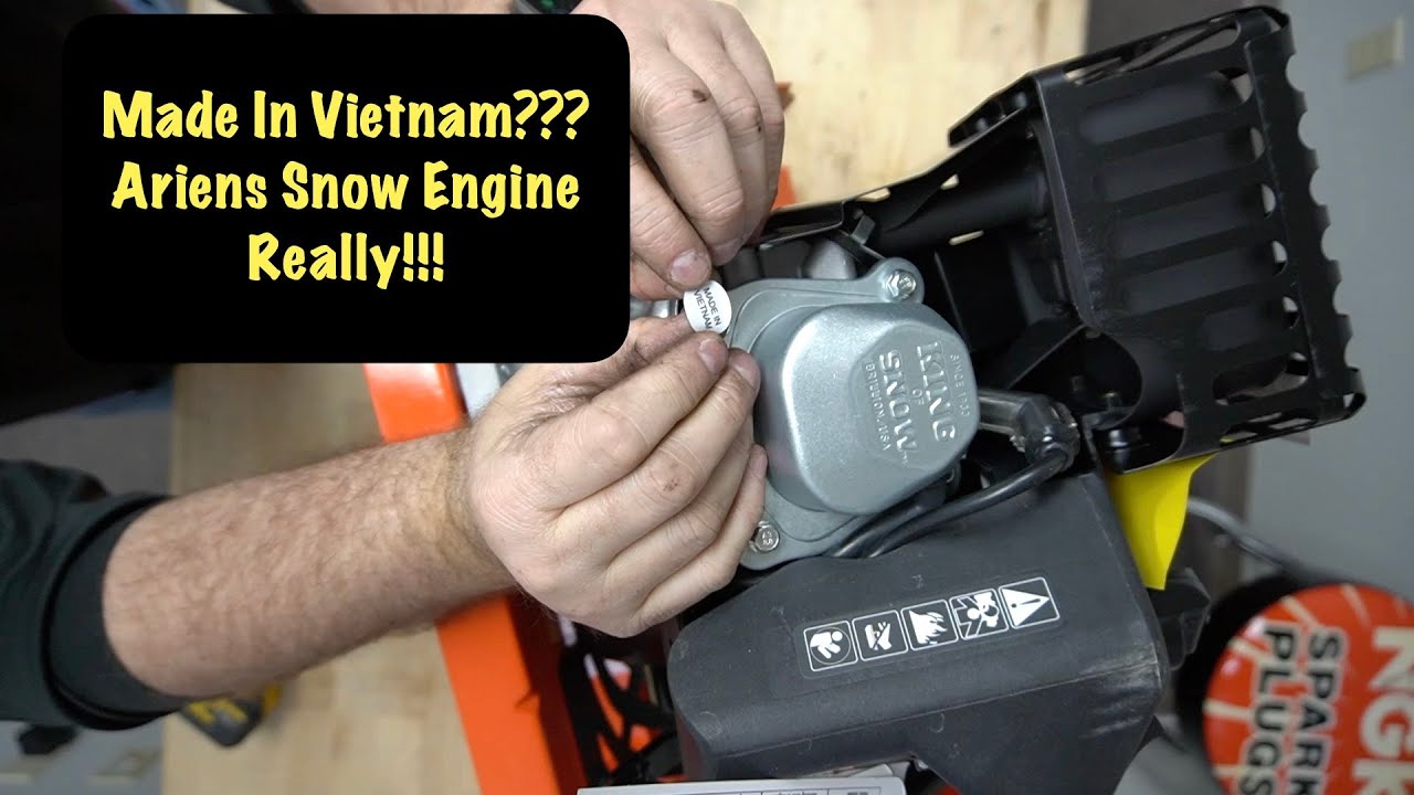 Разборка одноступенчатой ​​снегоуборочной машины Ariens, модель 938025.