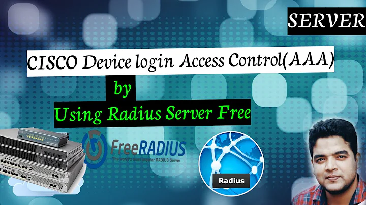 How to Login Cisco Devices with RADIUS Server - Step-by-Step Tutorial! Access control by Radius!!