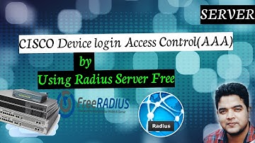 How to Login Cisco Devices with RADIUS Server - Step-by-Step Tutorial! Access control by Radius!!
