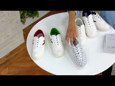 Tretorn Lace-Up Sneakers - Nylite Canvas on QVC