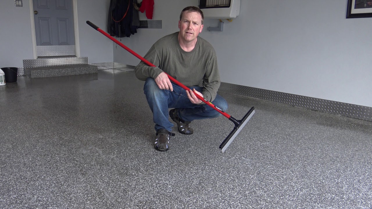 Shop Mop for Garage Tiles, Epoxy, & Concrete