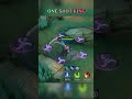 One shot Saber #mlbb #ml #shorts #mobilelegends #sabermontage