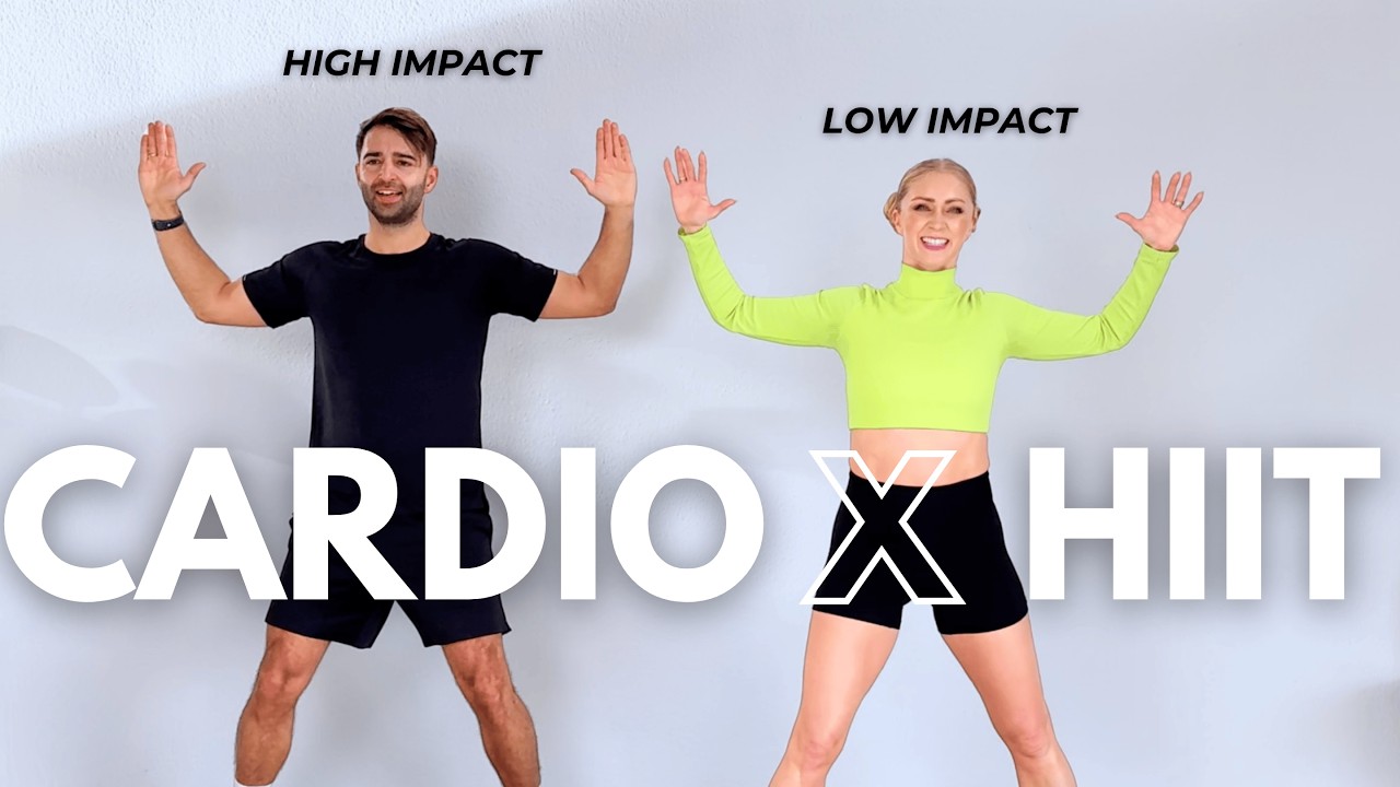 30-минутная кардио-HIIT тренировка дома - 5000 шагов для сжигания жира (без оборудования). Заняти...