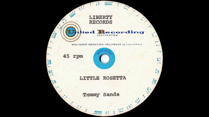 Tommy Sands - LITTLE ROSITA (United Recording)  (1965)