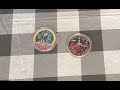Christian challenge coins - see them up close! A great gift Saint Christopher Guardian Challenge Coi