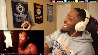 I HAD TO BRING THE STRAP OUT! Adam Calhoun - RAP SHXT (Reaction)