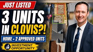 JUST LISTED in Clovis CA Remodeled Home 2 Approved ADUs Rare Investment Opportunity