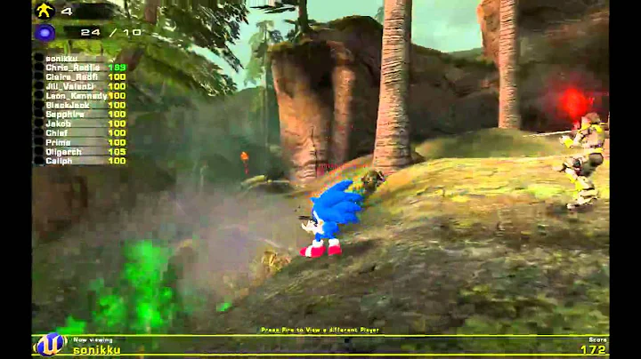 Let's Play UT2004 w/Mods Sonic & Knuckles