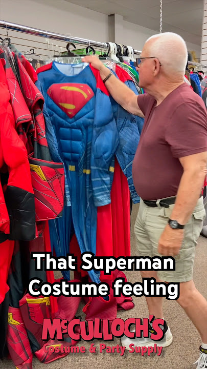 The fun of wearing a Superman Costume. #shortvideo #costume #short