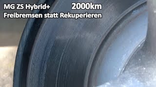 Rostige Bremsen am Hybrid/E-Auto verhindern: Anleitung zum Freibremsen MG ZS Videotagebuch Teil2