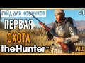 theHunter Call of the Wild #1 🔫 - Первая Охота - ГАЙД для Начинающих