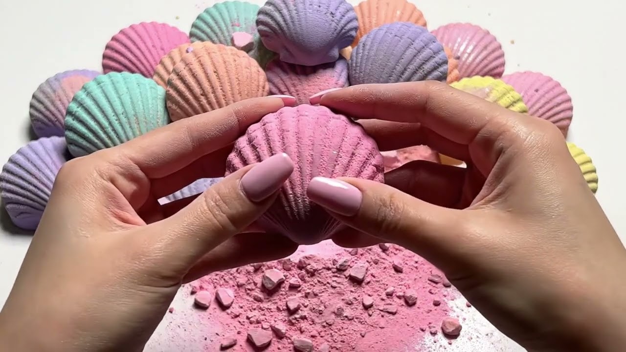 I Crushed Every Color of Gym Chalk | Oddly Satisfying ASMR