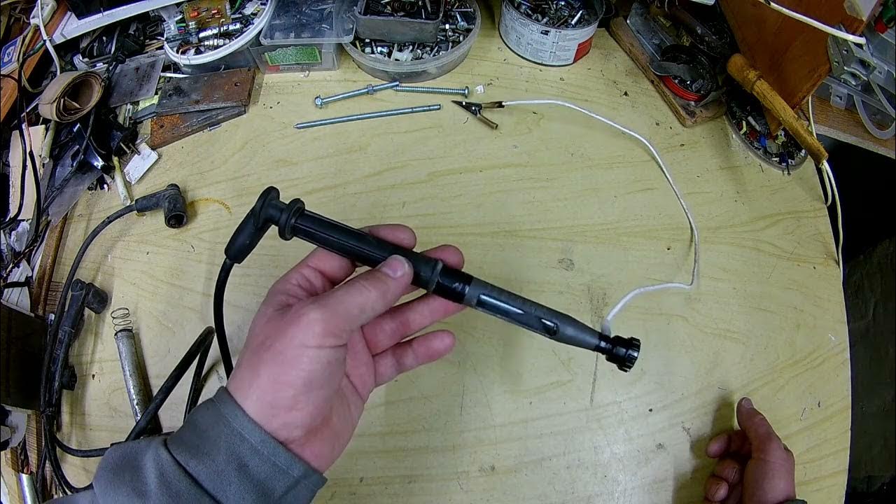 Простой разрядник для проверки системы зажигания. - YouTube