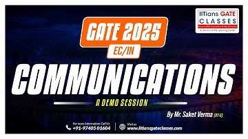 Demo on Communication System | GATE 2025 EC | GATE Electronics & Telecommunication Engineering