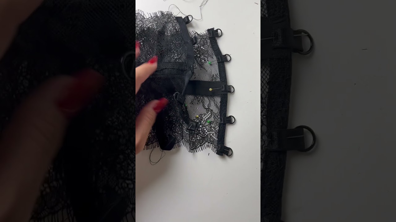 Пояс для чулок по уроку feeola_academy #поясдлячулок #шью #шьюнижнеебелье #нижнеебельеручнойработы