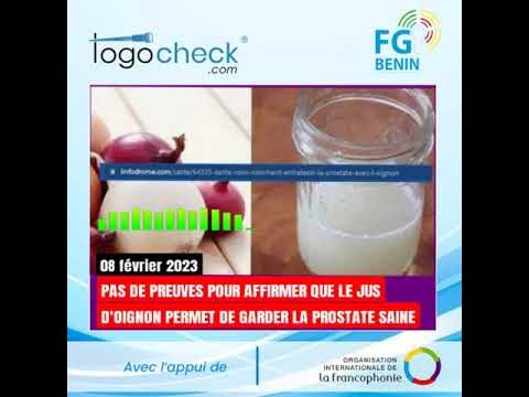Affirmer que le jus d'oignon permet de maintenir la prostate saine à ...
