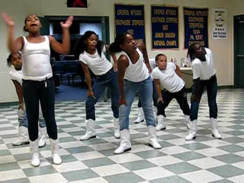 Seven SouthSide Steppers perform here at the final day of Summer Camp at the Crispus Attucks Association of York, Pennsylvania, July 31, 2009. Check out their hot routine!