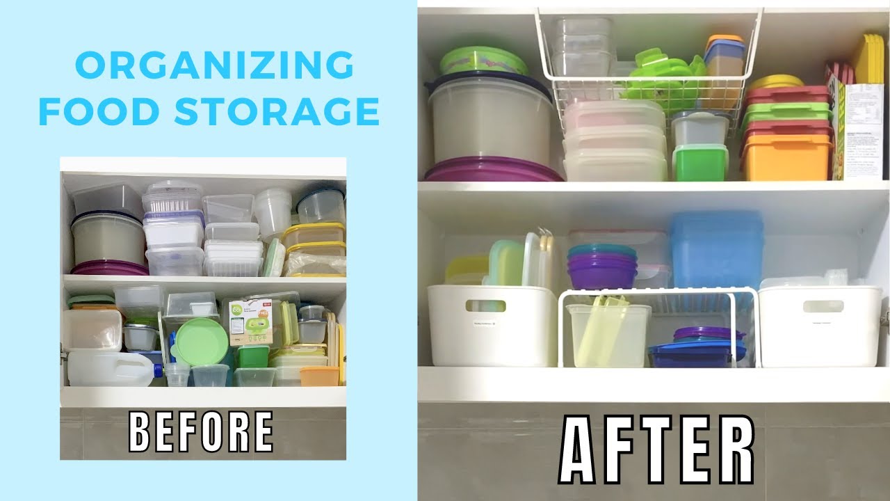 How to get organised in the kitchen using storage containers