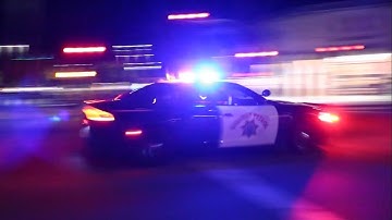 Three CHP Police Cars Responding to a High Speed Pursuit!
