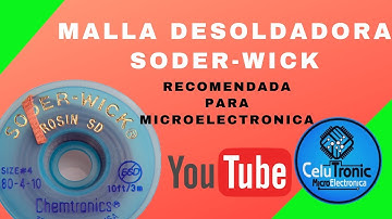 MALLA RECOMENDADA SODER-WICK