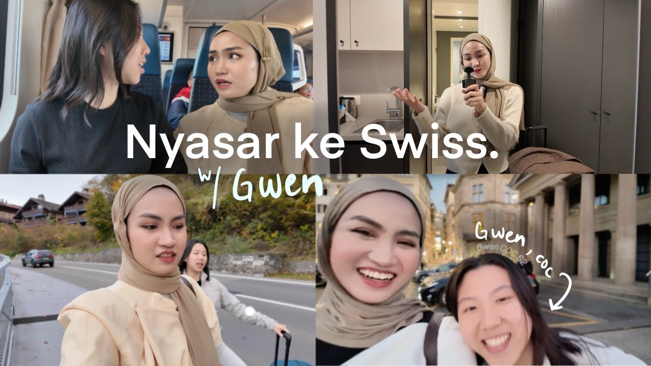 Kehilangan tas di Swiss  (feat. Gwen coc) | Swiss Vlog part 1