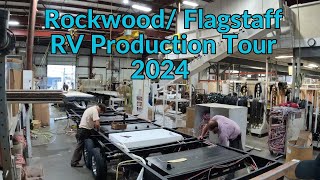 2024 Rockwood/Flagstaff Travel Trailers  Live Plant Tour #rockwoodrv #rvlife