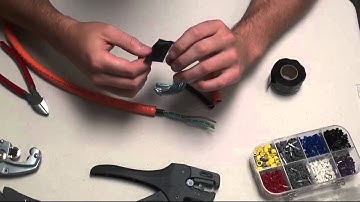 Cutting, Stripping & Taping FOUNDATION Fieldbus Aluminum Interlocking Armor H1 Cable