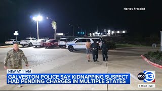 Police say kidnapping suspect had pending charges in other states
