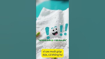 VÌ SAO MUỐI GIÚP ĐƯA , CÀ KHÔNG HƯ  #kienthucthuvi #MẹoBếpHay #ẨmThựcViệt #DưaCàMuối