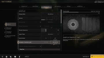 How to Disable FPS cap in Black Ops 4