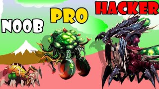 NOOB vs PRO vs HACKER  Insect Evolution Part 740 | Gameplay Satisfying Games (Android,iOS)