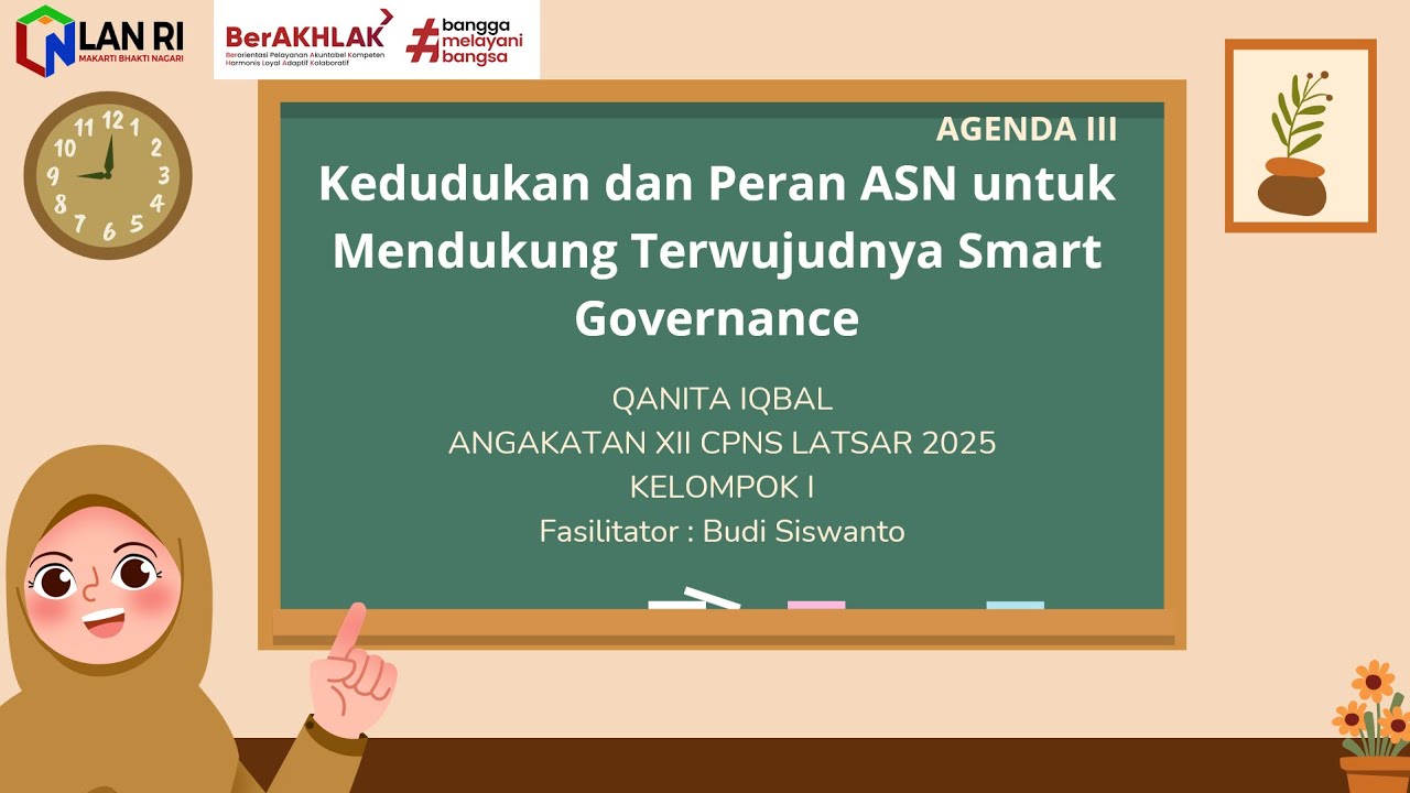 LJV Agenda III: Kedudukan dan Peran ASN untuk Mendukung Terwujudnya ...