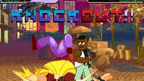 MUGEN Request: Dee Bee Kaw & Little Mac Vs Kirito & Johnny Bravo