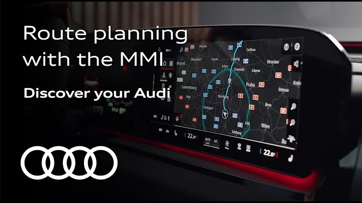 Route planning with the Audi MMI