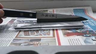 Заточка японского кухонника Fuji Cutlery TJ 14