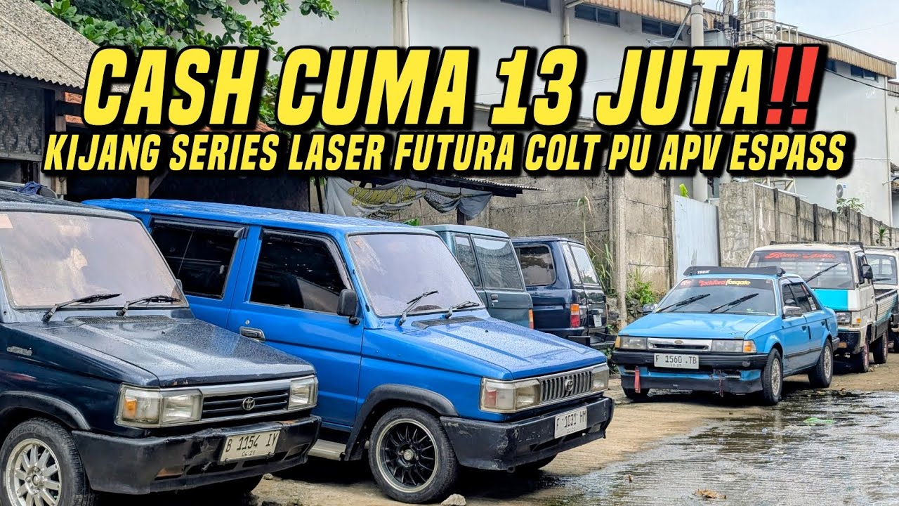 Mobil murah murah di gudang mobil kijang bogor❗L300 futura apv Kijang series cuma 13 juta murah bgt