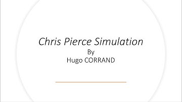 Individual Assignment: Chris Pierce Simulation