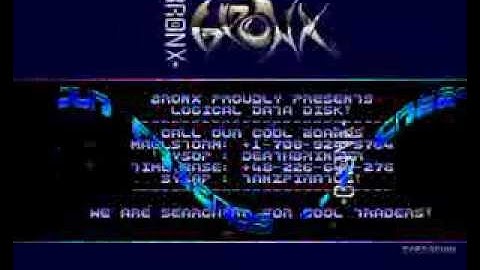Bronx - Logical Data Intro (Amiga Demo Scene Intro)