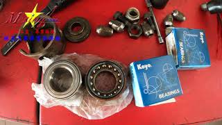 How to replace a front wheel drive axle bearing DAIHATSU TERIOS 1.5L 2007~2015 3SZ-VE A4Q-D1 AWD